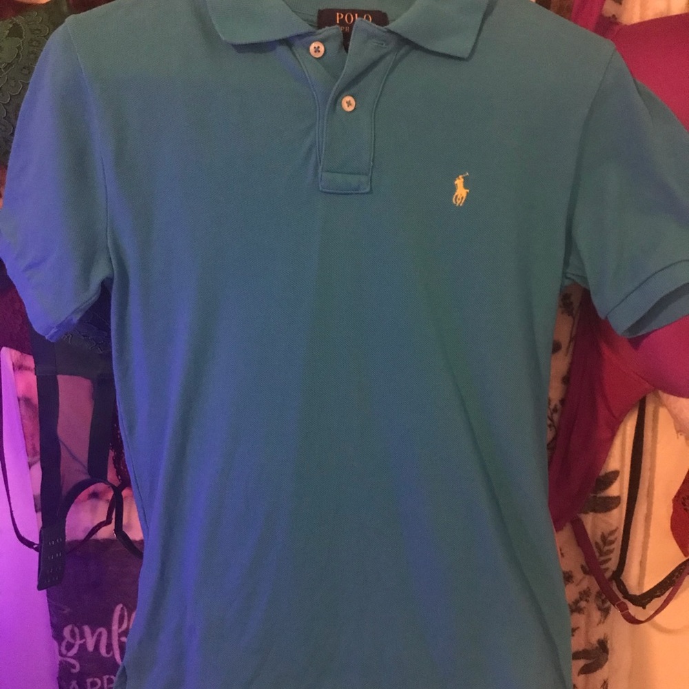 Sky blue Ralph L polo tshirt